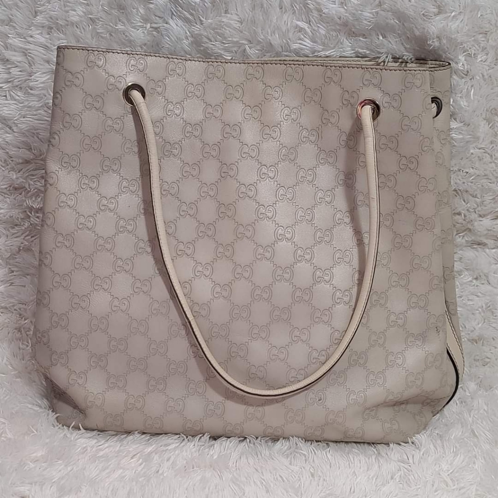 Gucci Light Beige Monogram Tote